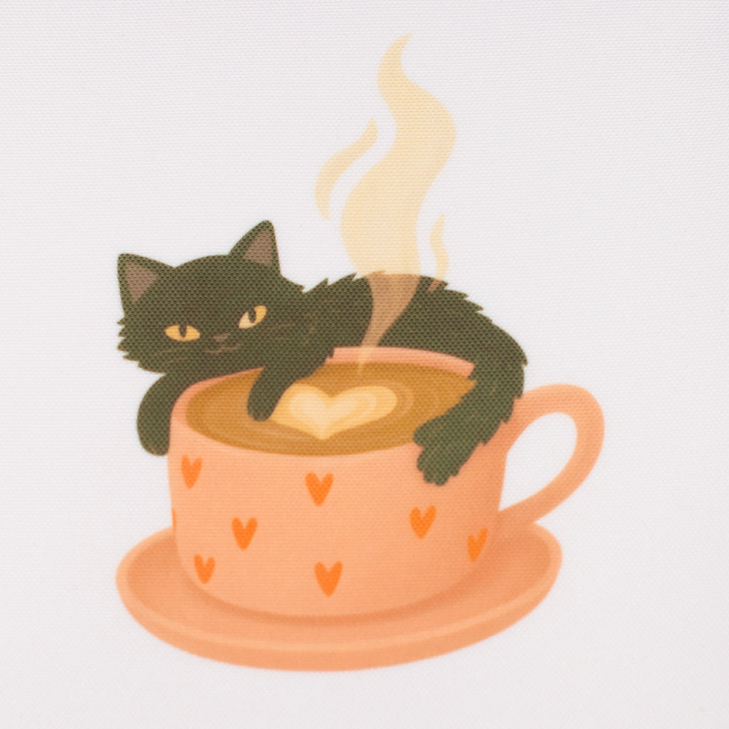 The FEBRUARY 2026 Sock Society Yarn Club - Cats in Cups theme.