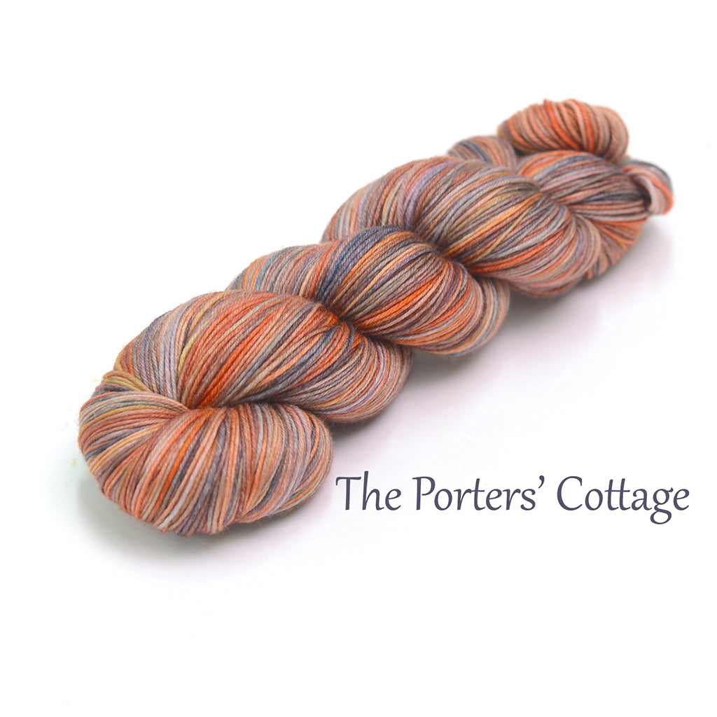 4ply/Fingering weight 75% Superwash Merino / 25% Nylon, 100g skein, 400m