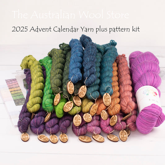 2025 No Mystery Advent Kit Plus Crochet pattern