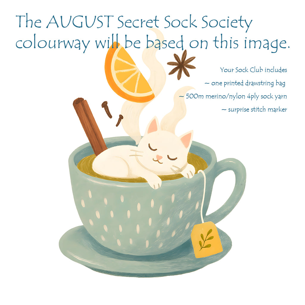 SOCK YARN CLUB - AUGUST