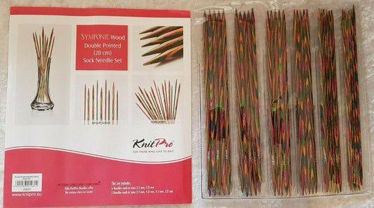 Knit Pro Symfonie 20cm Double Pointed Needles Set