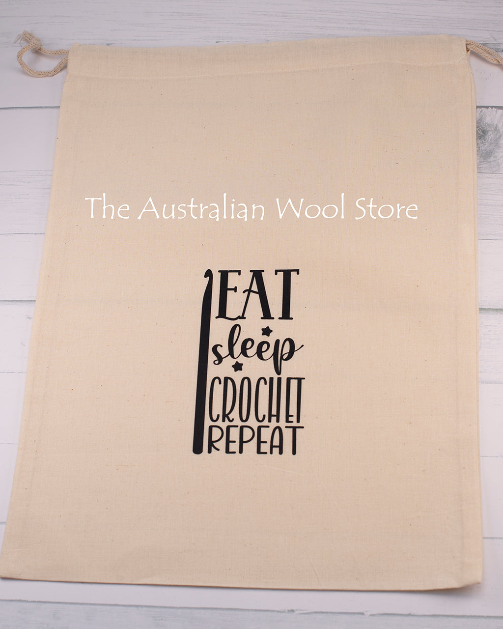Calico Drawstring Project Bags