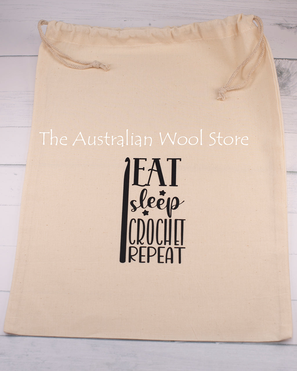 Calico Drawstring Project Bags